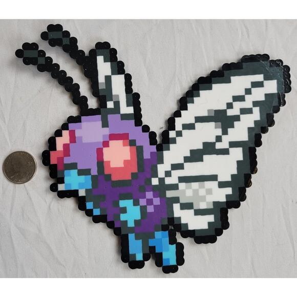 Butterfree Menu Sprite Pokemon Perler - Picture 1 of 2
